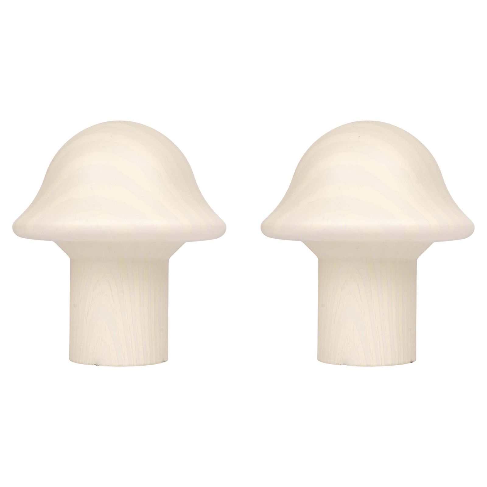 Pair Of Glass Table Lamps By Peil & Putzler, Germany, 1970s