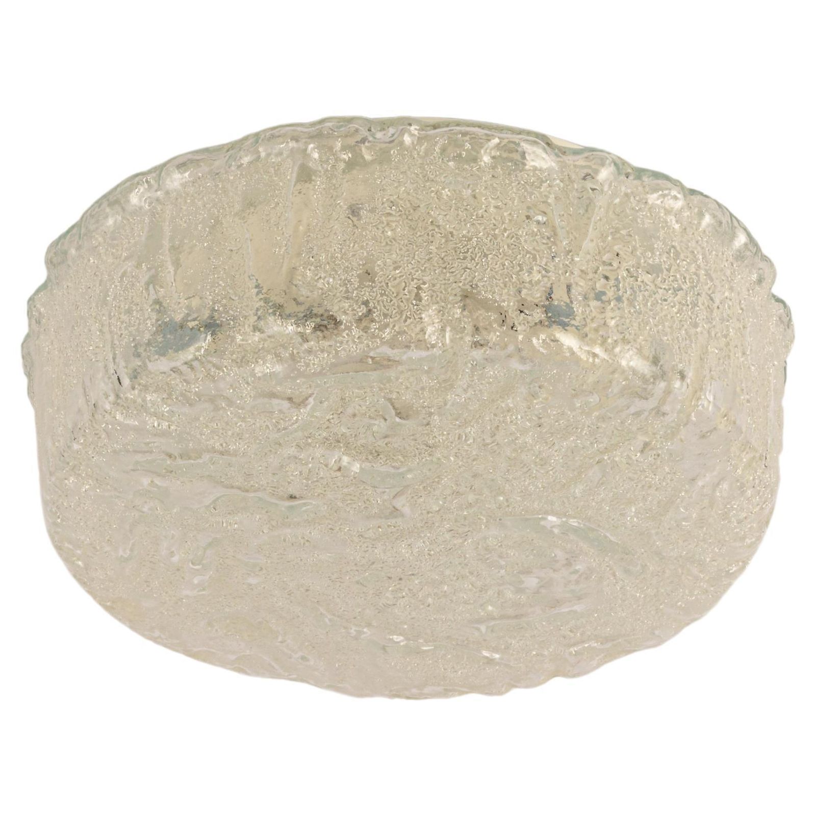 1 Of 4 Round Murano Glass Flush Mount By Limburg, Germany, 1970s