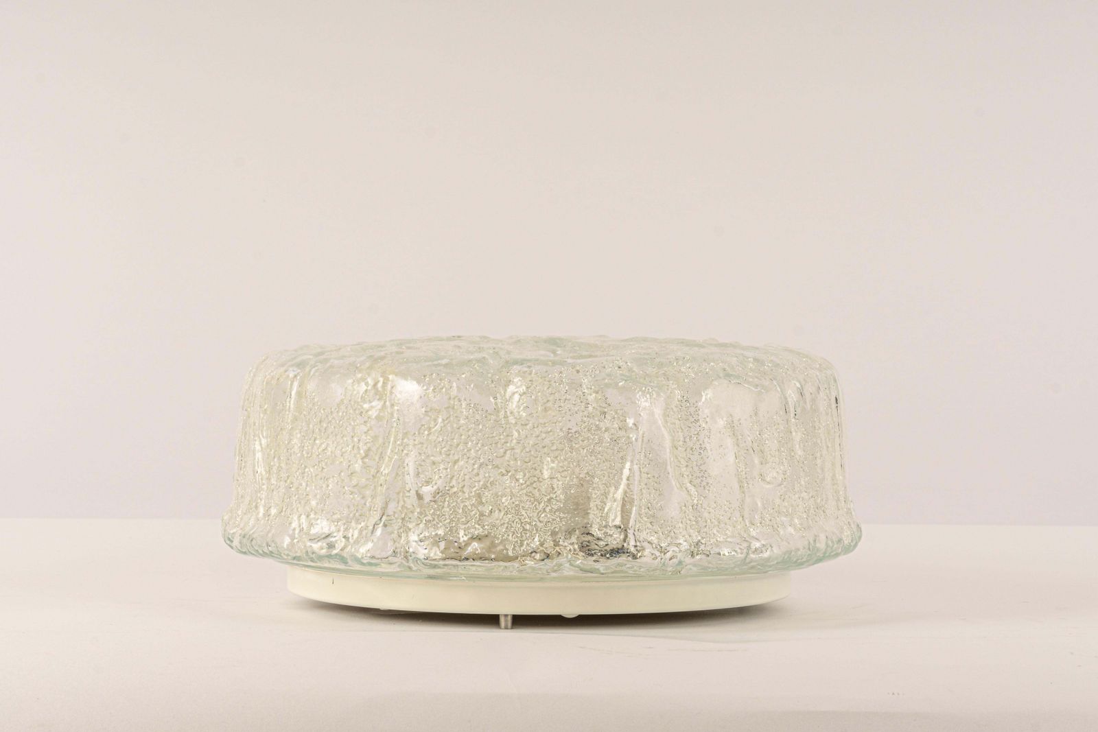 1 Of 4 Round Murano Glass Flush Mount By Limburg, Germany, 1970s photo furniture