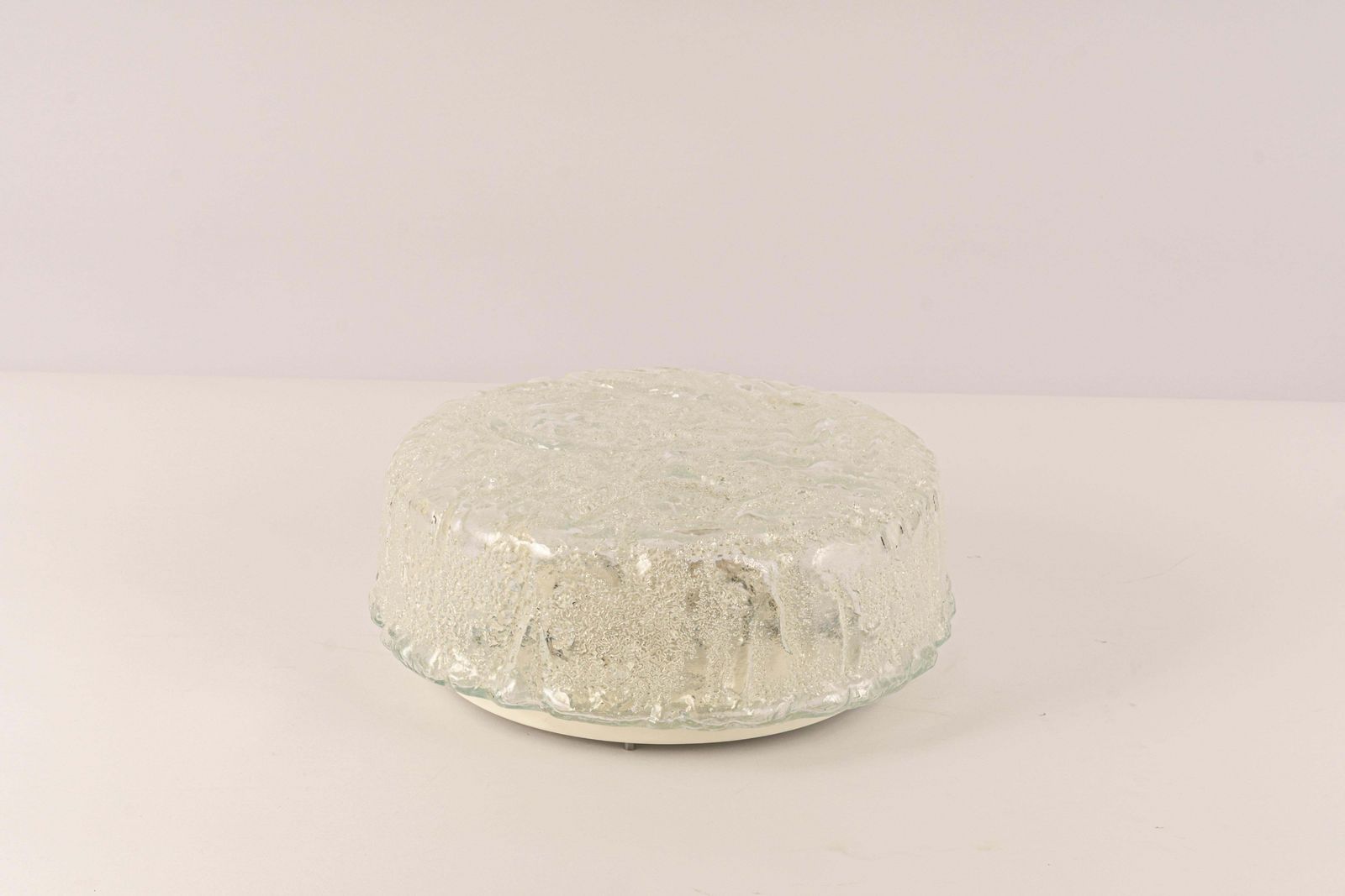 1 Of 4 Round Murano Glass Flush Mount By Limburg, Germany, 1970s photo for sale