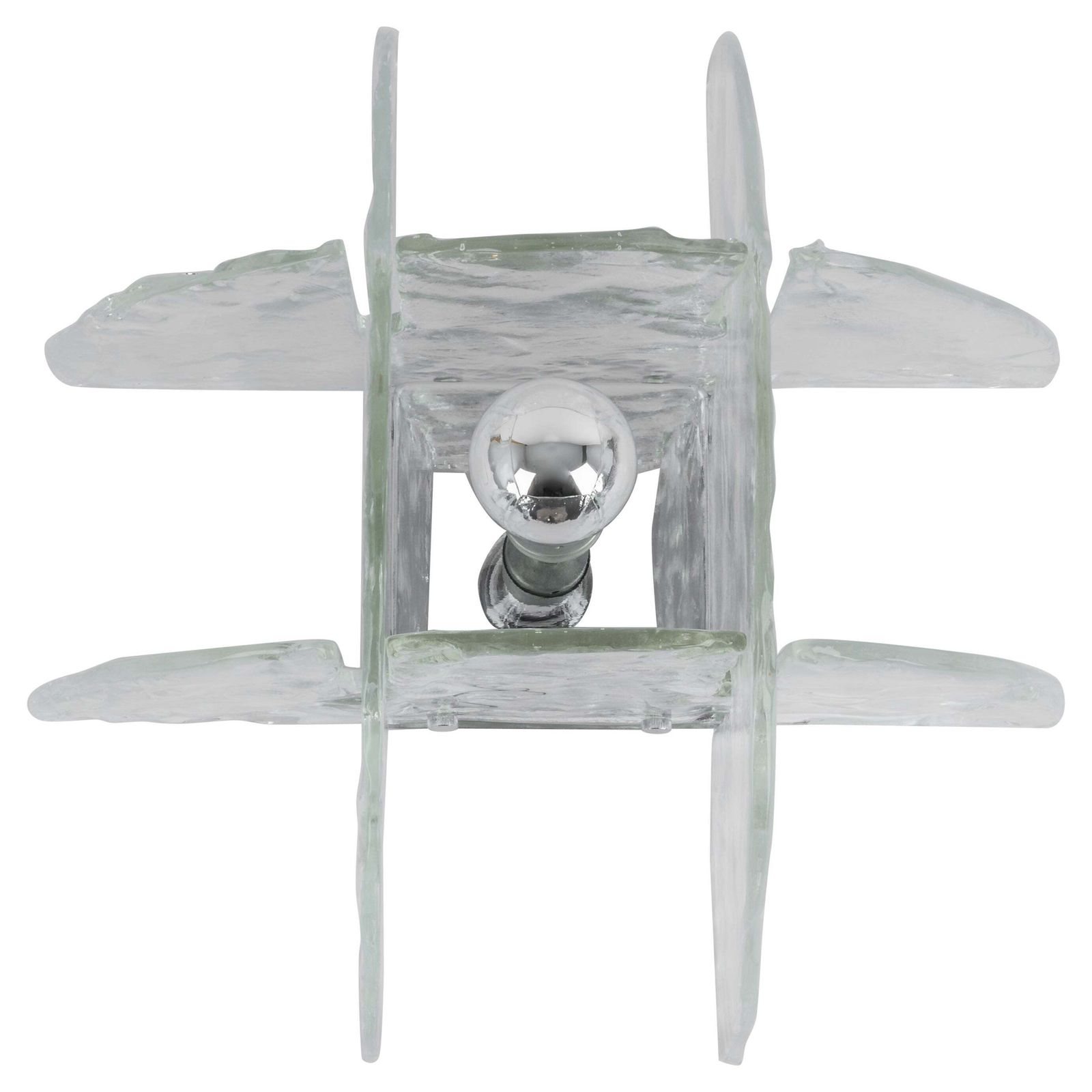 1 Of 2 Murano Glass Sconces Wall Lights By Kalmar, Austria, 1960s