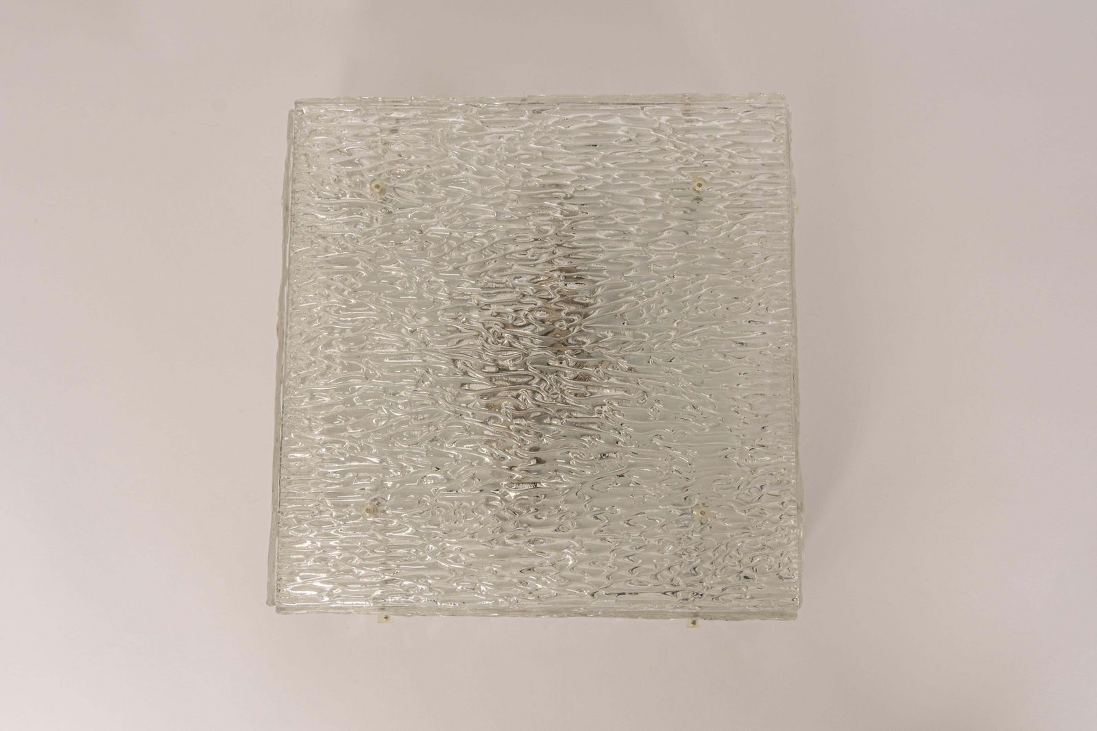 1 Of 3 Murano Glass Flushmount By Kalmar, Austria, 1960s photo vinterior