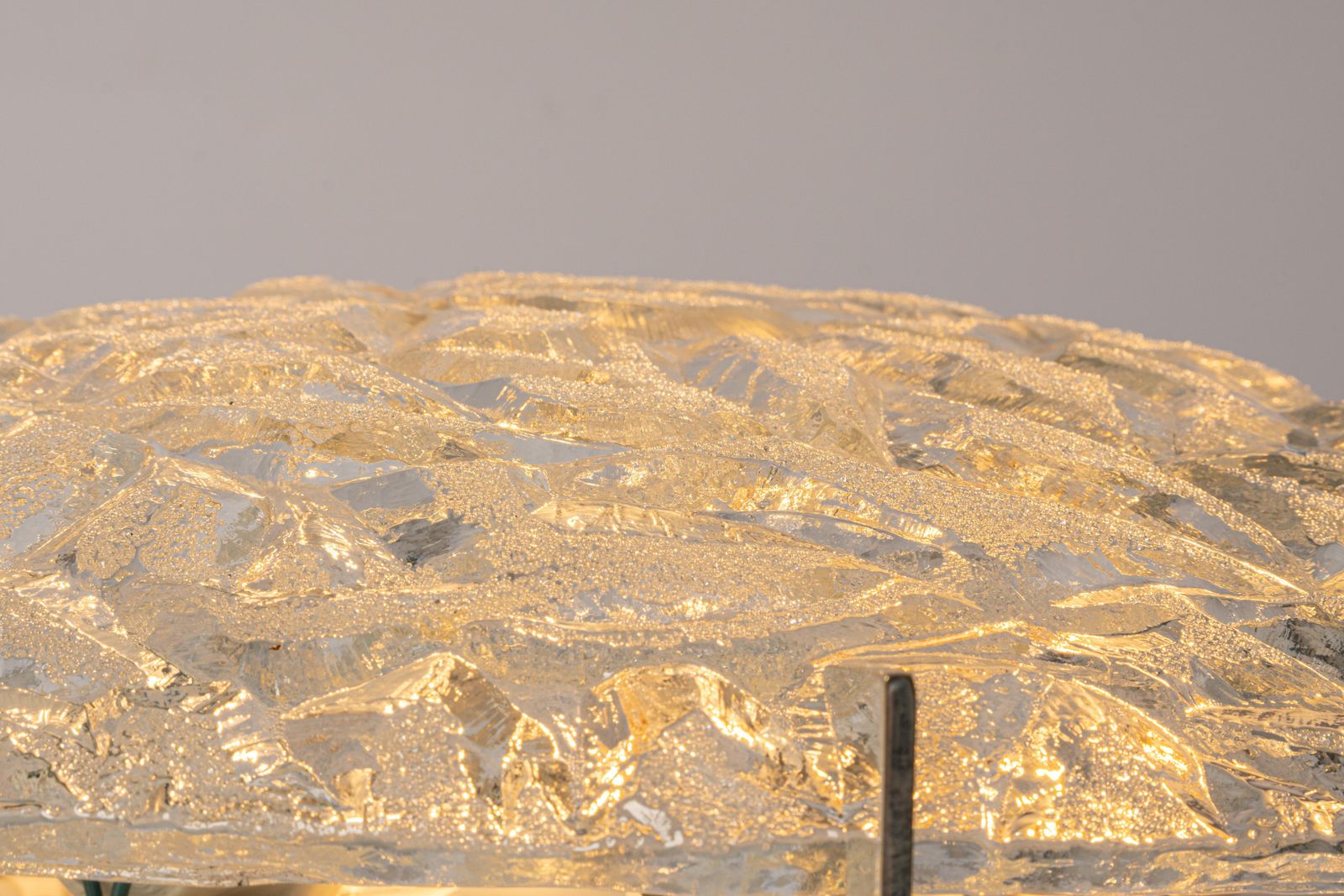 1 Of 3 Large Murano Glass Flushmount Fixture By Kaiser, Germany, 1960s photo 1504.0