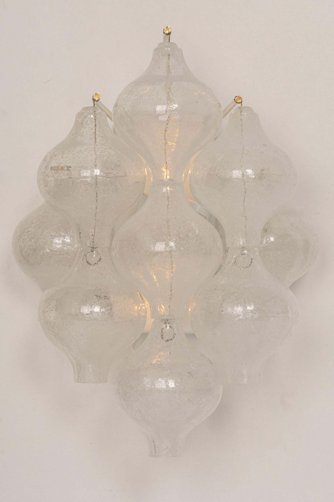 1 Of 3 Pairs Of Kalmar 'Tulipan' Sconces Wall Lights, Austria, 1970s photo vintage