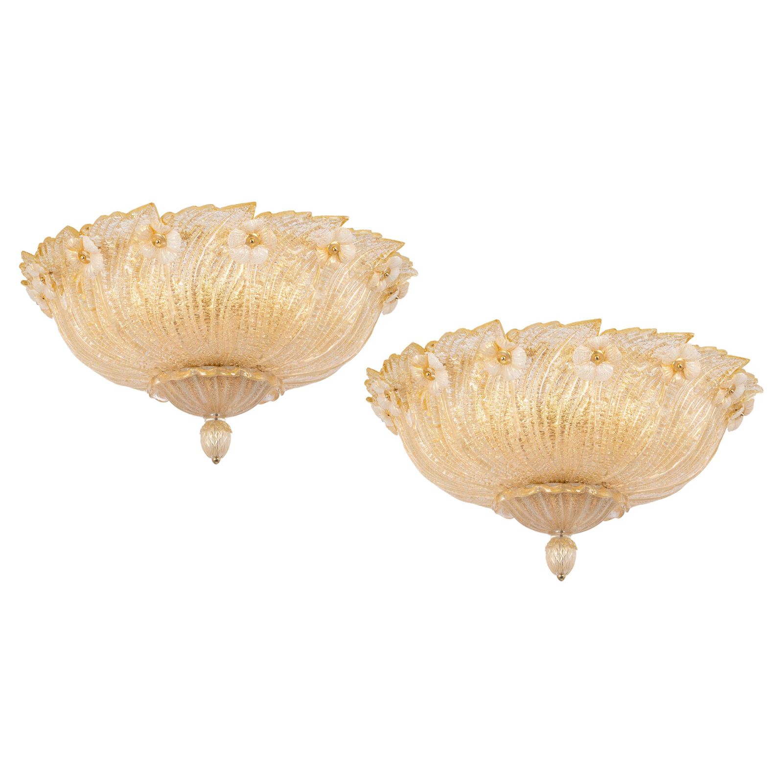 1 Of 2 Large Grand Hotel Murano Ceiling Fixture By Barovier & Toso, Italy, 1970s photo furniture