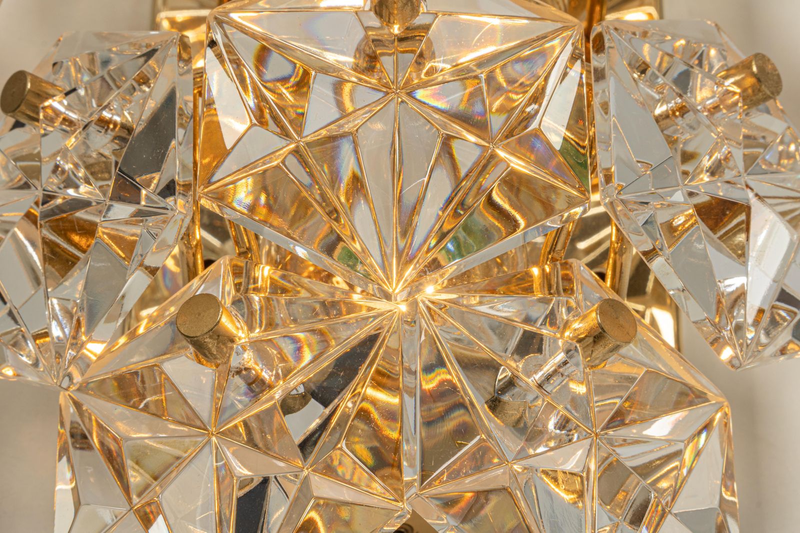 1 Of 4 Stunning Pair Of Crystal Sconces By Kinkeldey, Germany, 1970s photo furniture