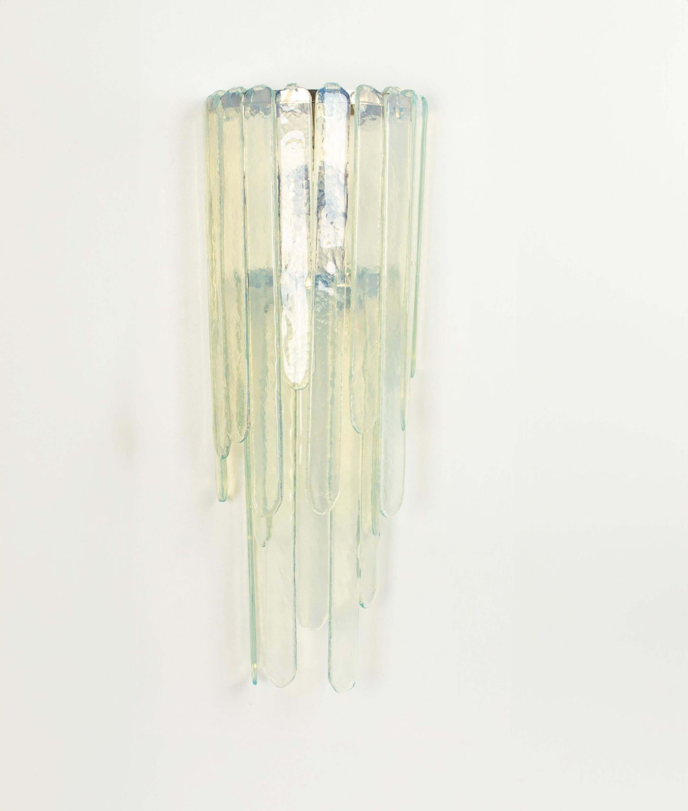 Extra Large Blue Murano Glass Wall Lamp By Carlo Nason For Mazzega, Italy, 1970s photo buy