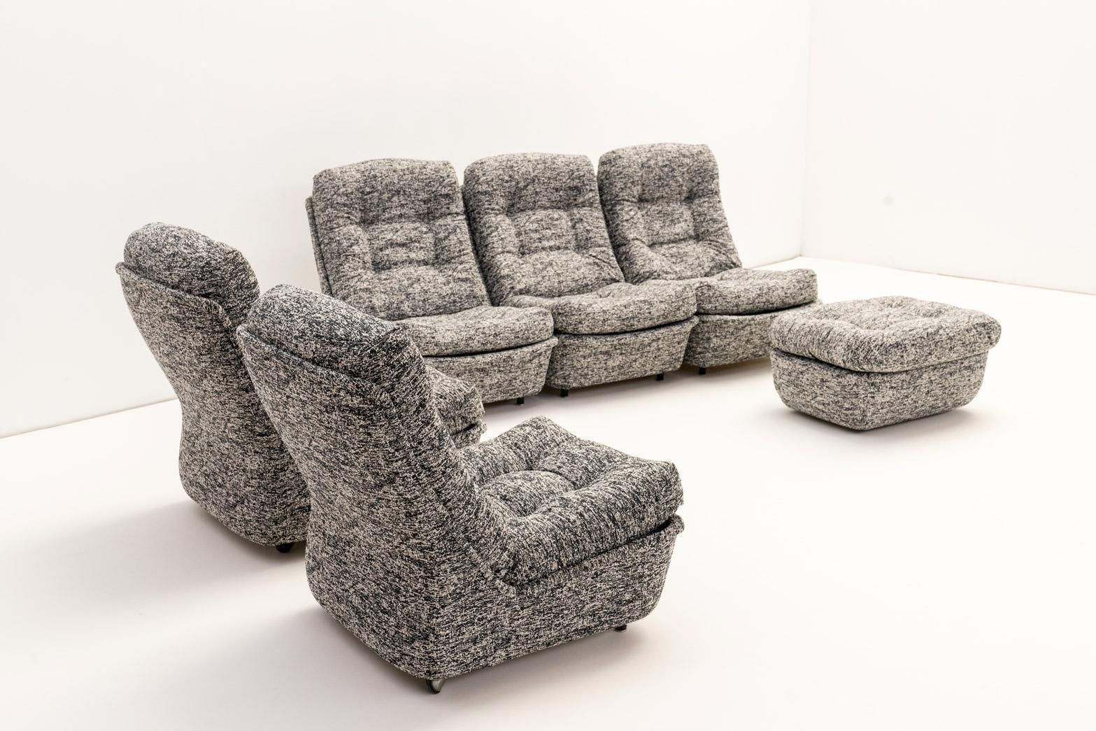 photo vinterior Orchidée Modular Lounge Chairs By Michel Cadestin For Airborne, France