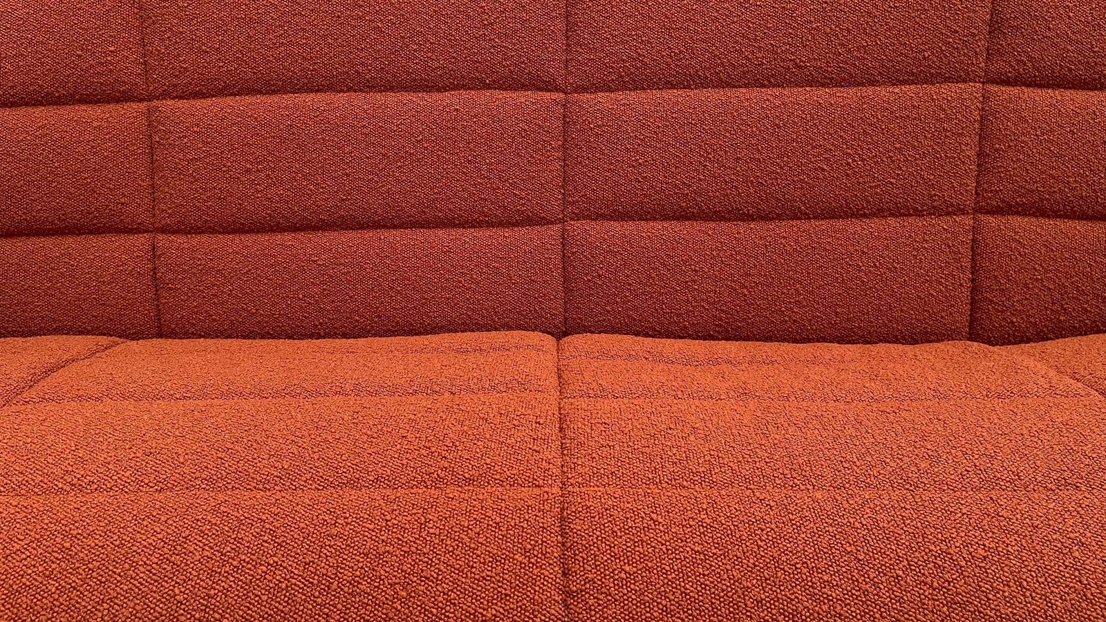Michel Ducaroy For Ligne Roset   Adria 3 Seater In Coral Red photo vinterior