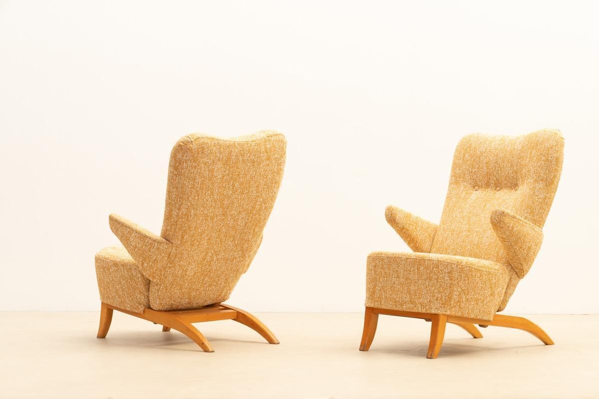 Pair Of Armchairs Penguin By Theo Ruth For Artifort photo for sale