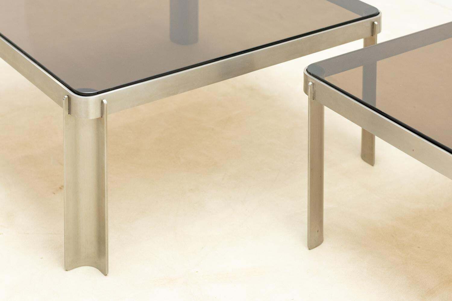 Pair Of Mid Century Side Tables, 1970s photo vintage
