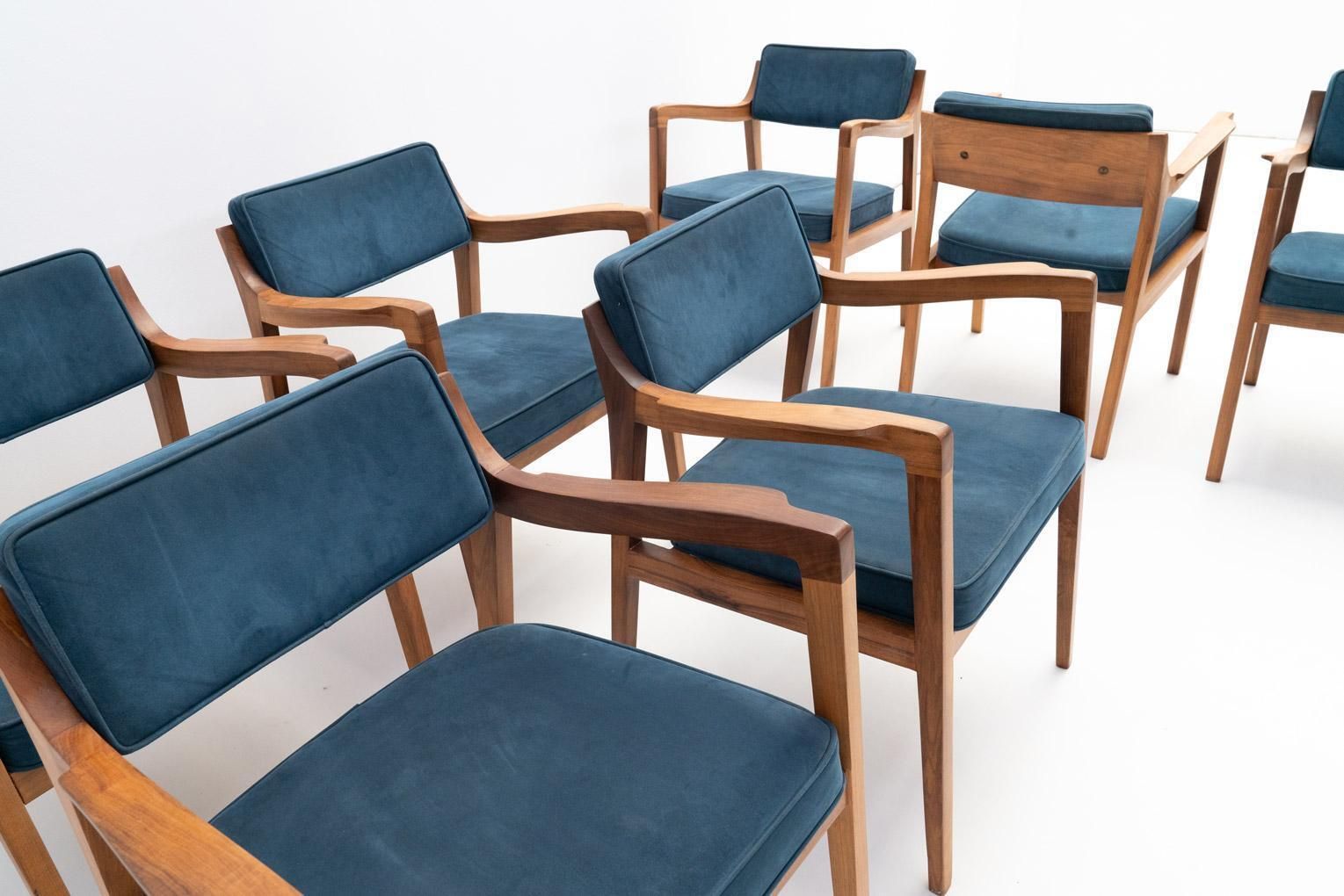 Set Of Rare Armchairs By Jules Wabbes, Belgium 1960's photo Furniture