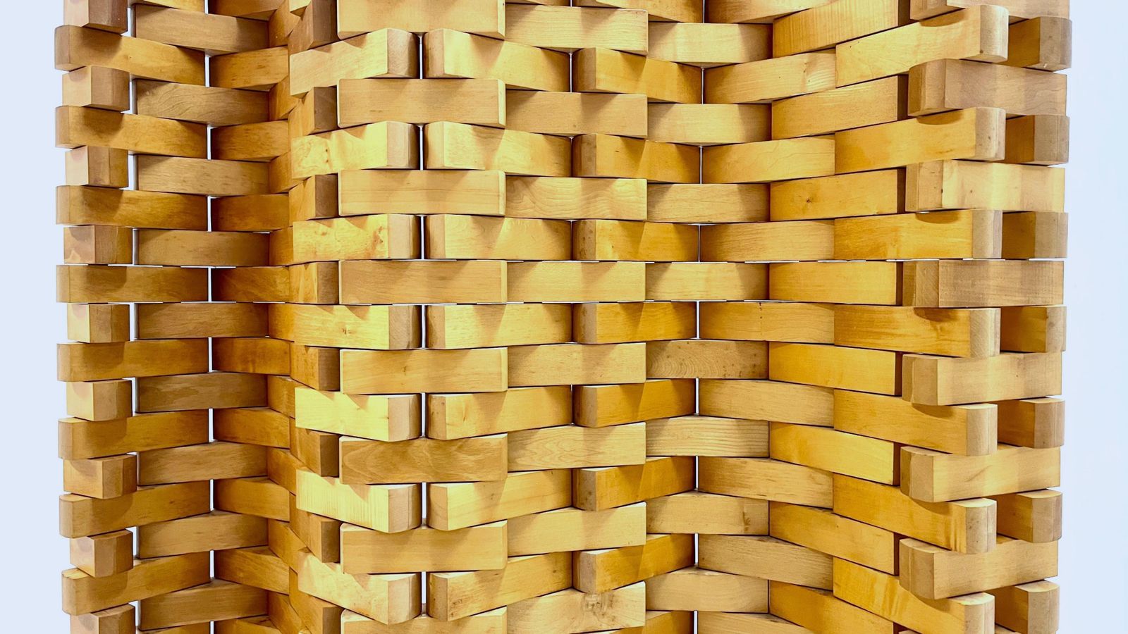 Handcrafted Poplar Wood Screen/Room Divider photo vinterior