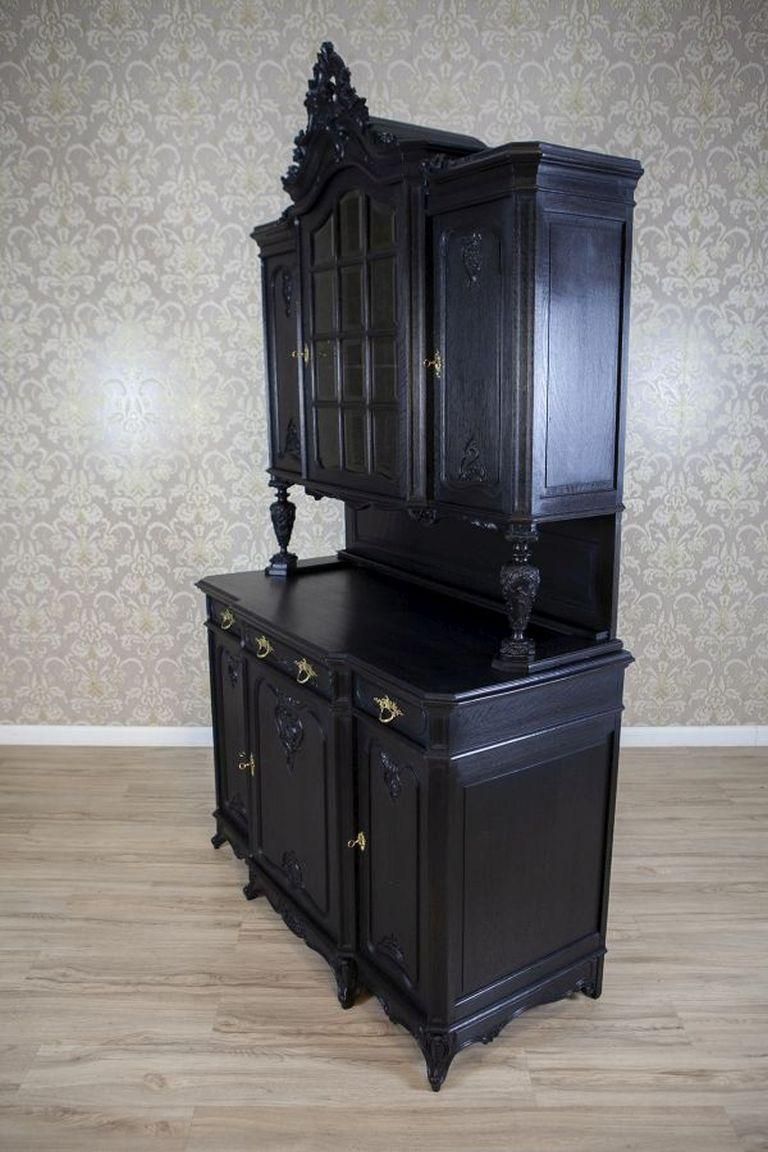 Oak Cabinet In The Rococo Revival Style From The Early 20th Century photo Furniture