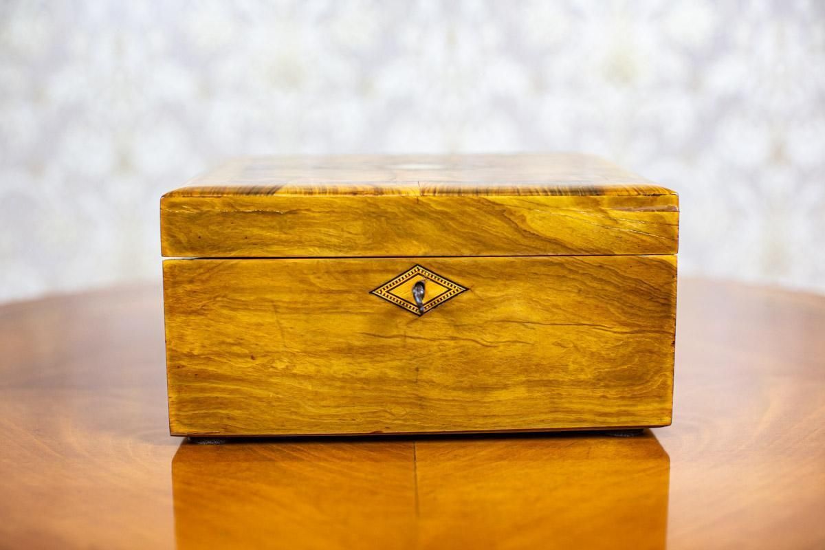 19th Century Pine Lap Desk Inlaid With Mother Of Pearl photo Furniture
