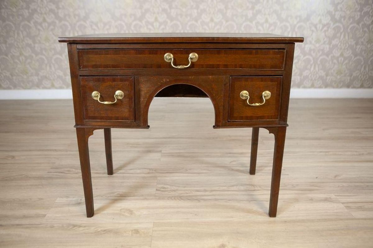Small Ladies' Writing Desk From The Early 20th Century In Brown photo furniture