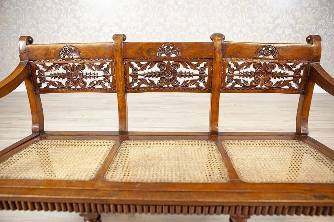 19th Century Rosewood Parlor Set With Carved Backrests photo for sale