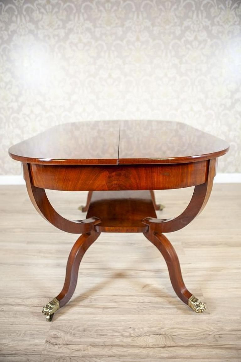 Biedermeier Mahogany Center Table From The Late 19th Century photo Furniture