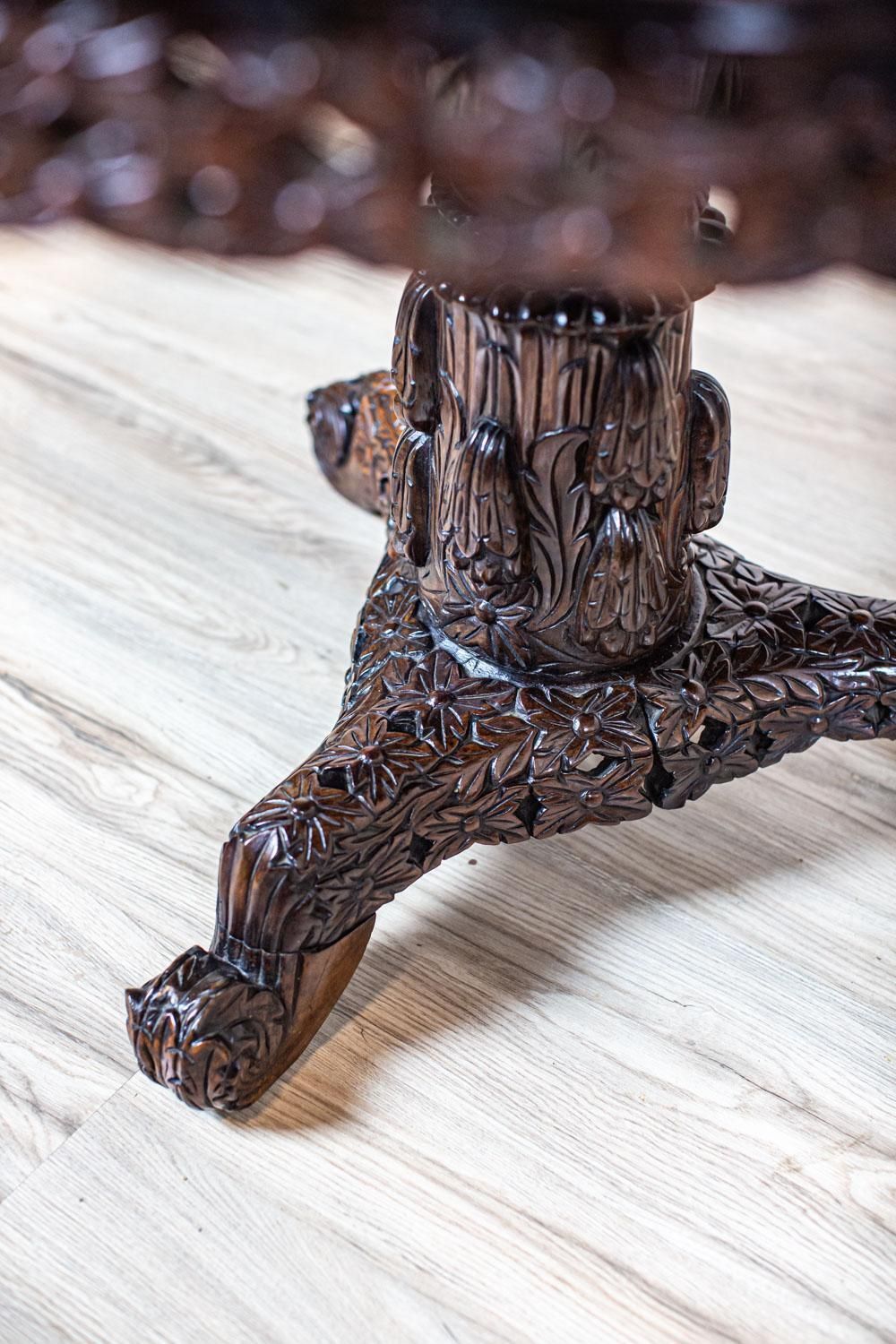 photo buy Decorative Rosewood Table From The Turn Of The 19th And 20th Centuries
