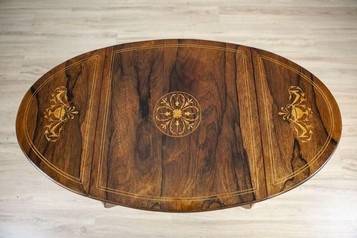 19th Century Inlaid Rosewood Tea Table photo vinterior