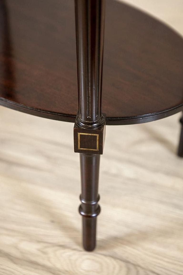 photo buy English Walnut Oval Coffee Table From The Early 20th Century