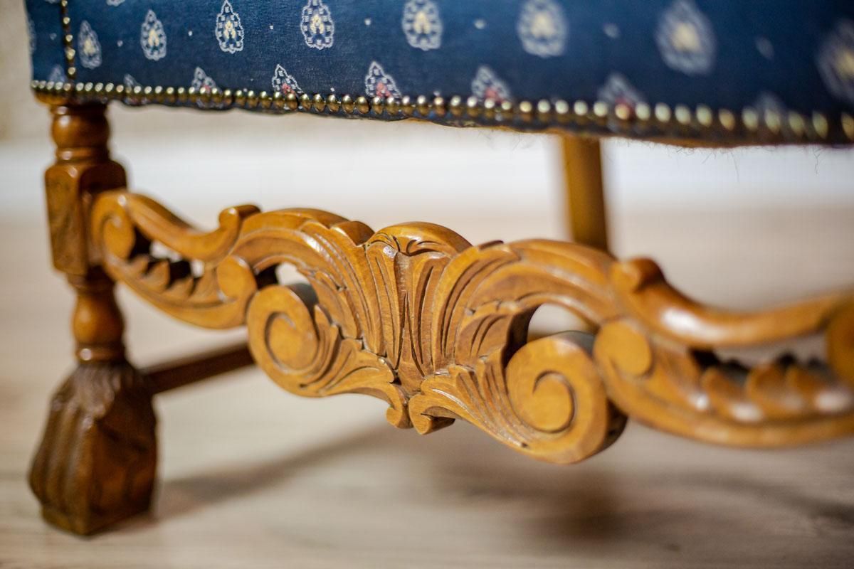 Stylized, Carved Armchair Throne From The 1970s 1980s photo buy