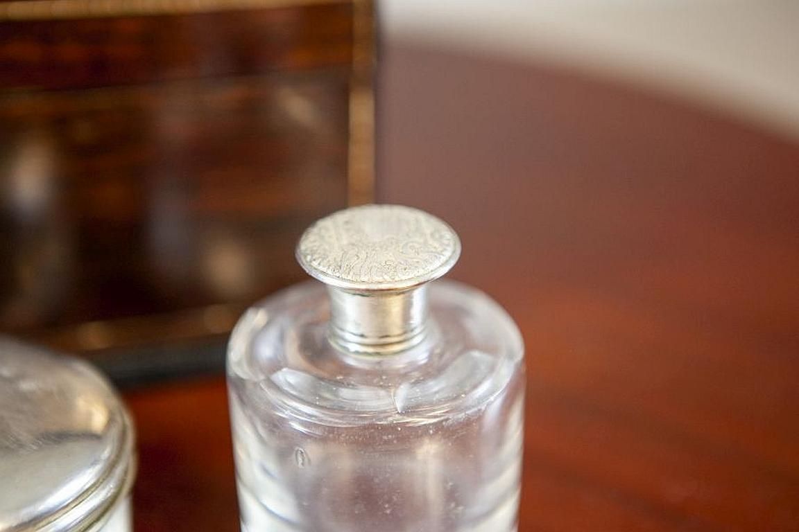 photo vinterior Richly Inlaid Portable Dressing Table From The 19th Century