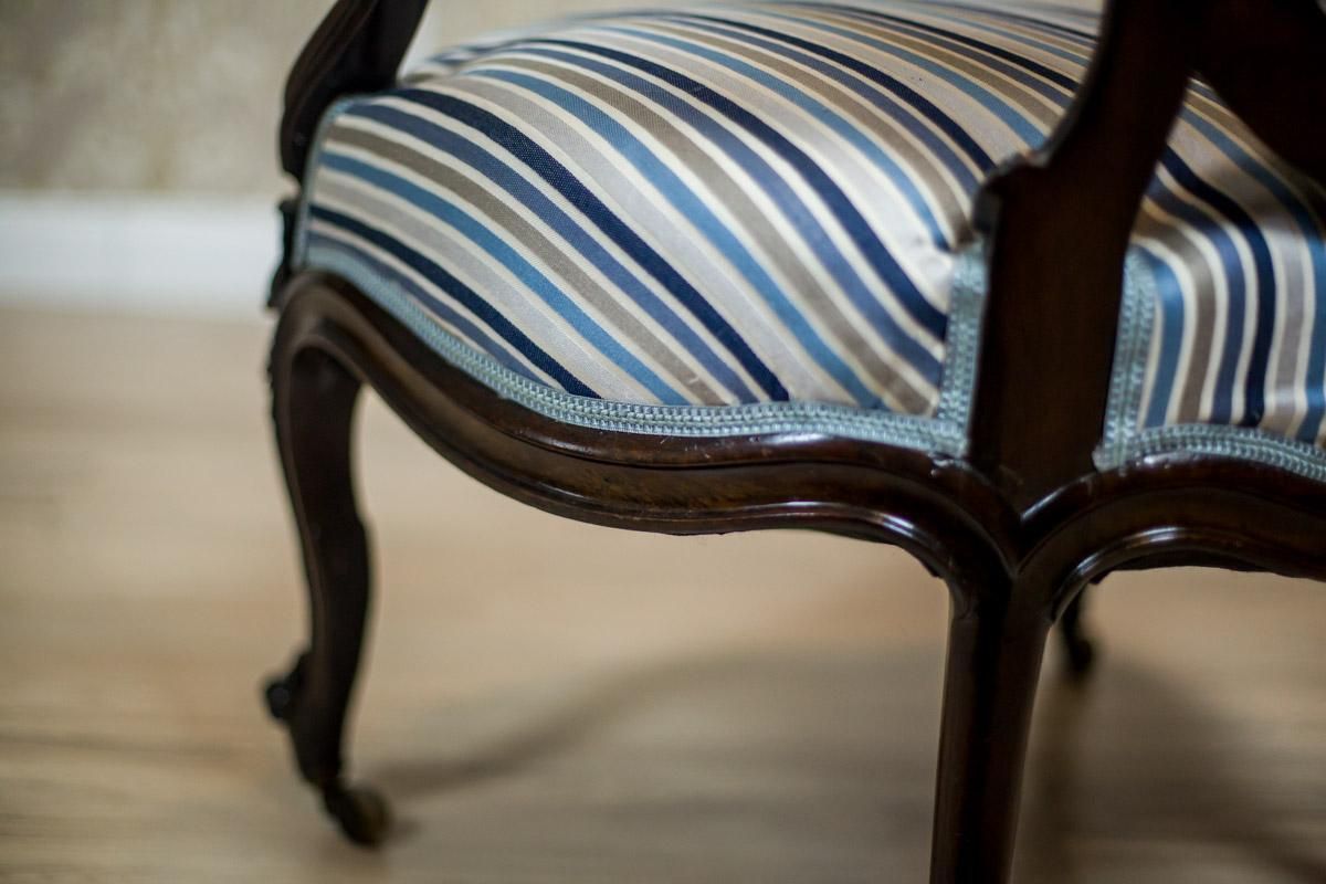photo for sale 19th Century Louis Philippe Style Mahogany Armchair