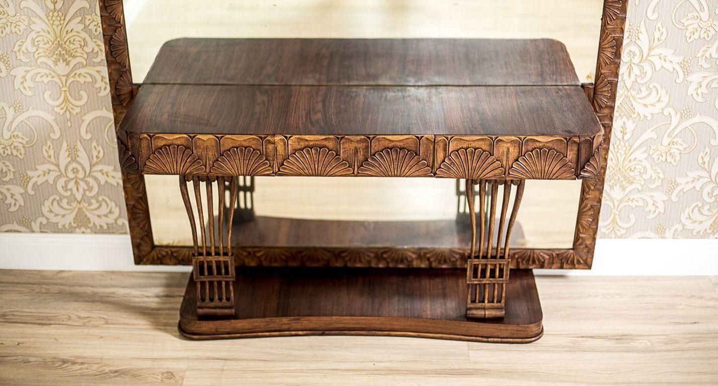 Art Nouveau Pearwood Vanity Table With Mirror Circa 1910 photo buy