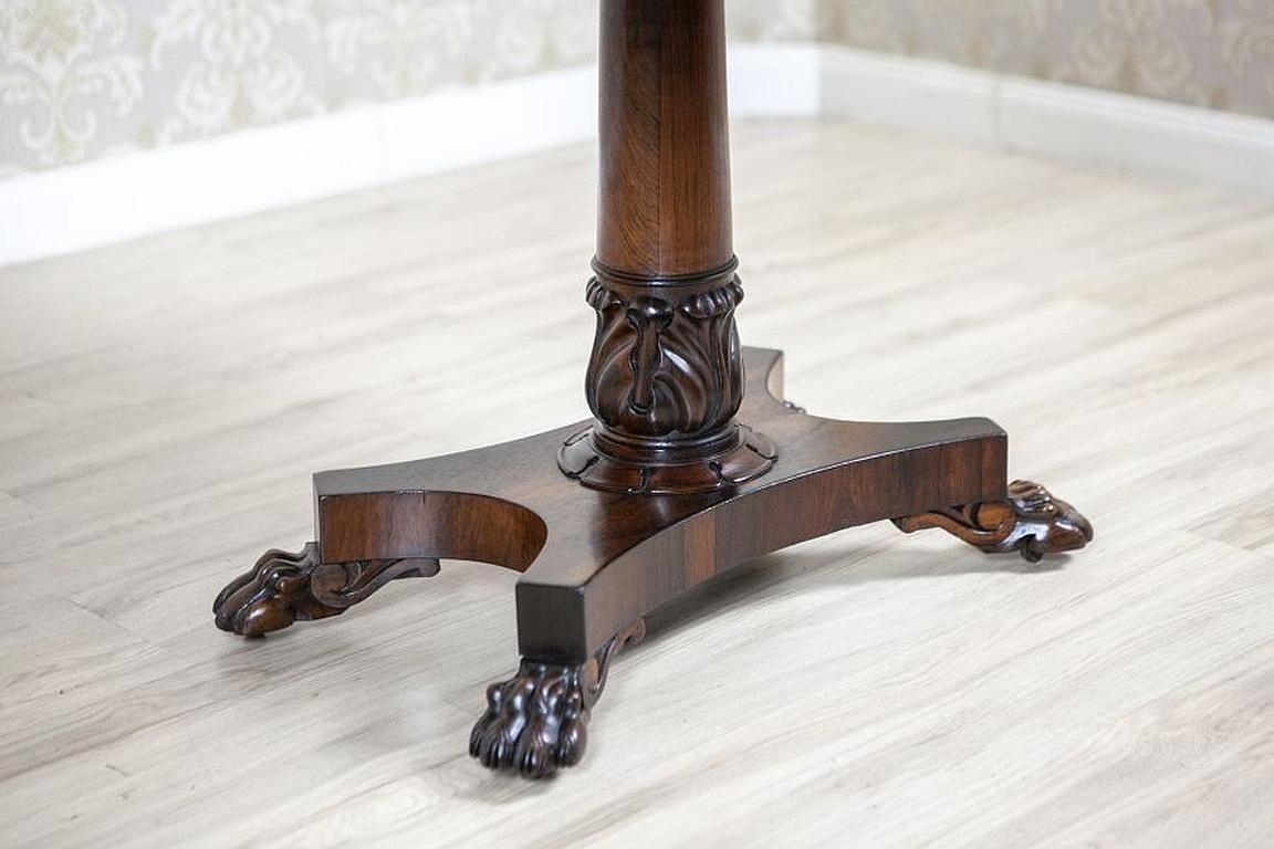 1977.0 Fold Out Rosewood Card Table From The Turn Of The 19th And 20th Centuries photo