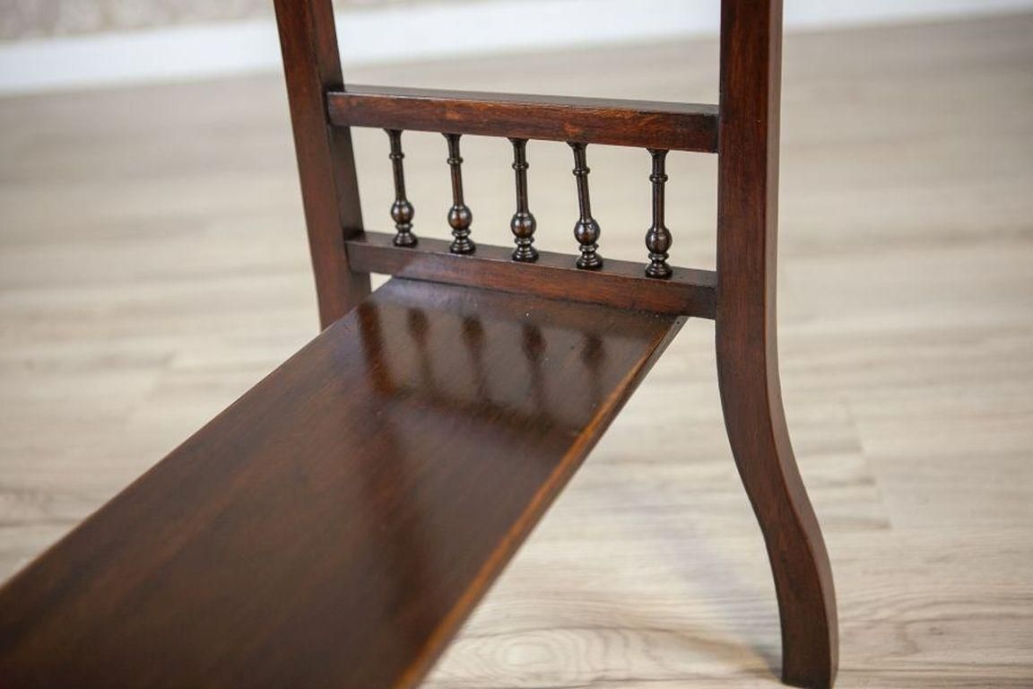 photo furniture Rosewood Side Table From The Early 20th Century Finished In Shellac
