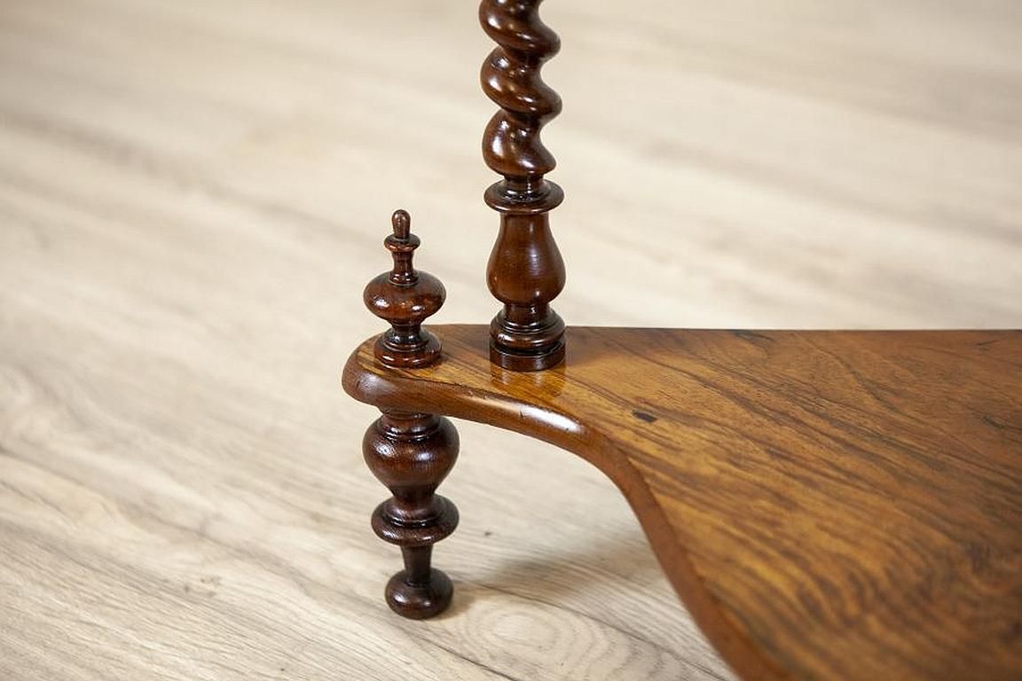 photo vinterior Inlaid Corner étagère From The Late 19th Century