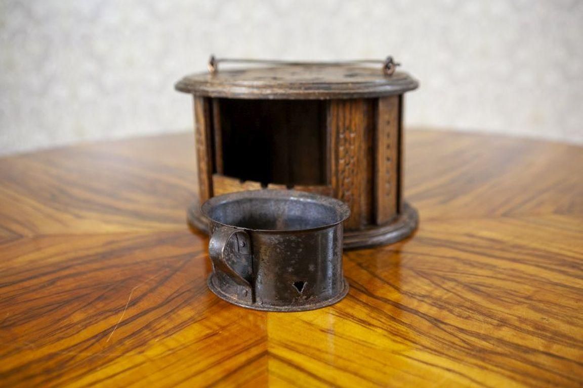 Antique Oak Foot Warmer From The Beginning Of 20th Century photo Home Decor