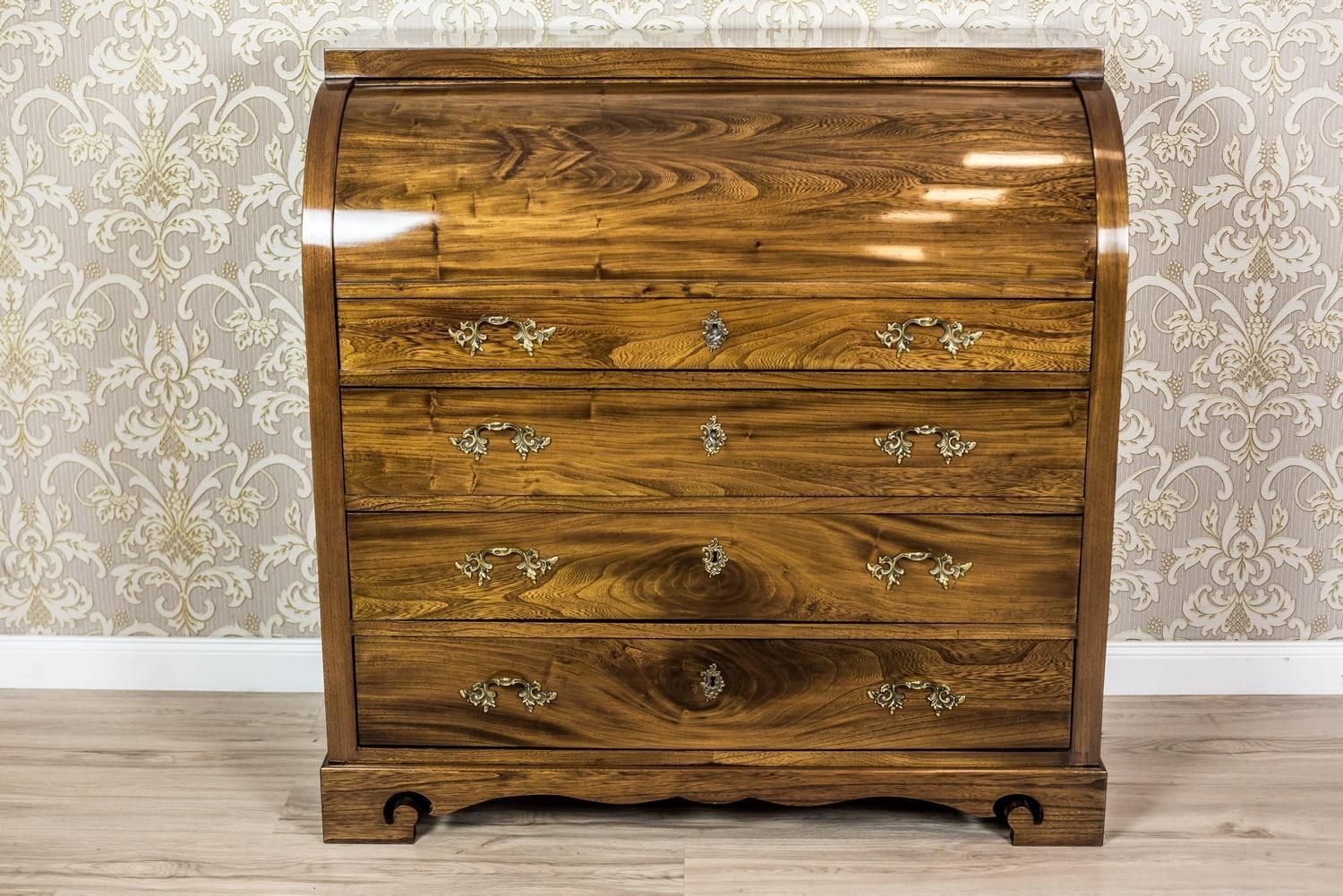 Elm Secretary Desk, Circa The 19th Century photo furniture