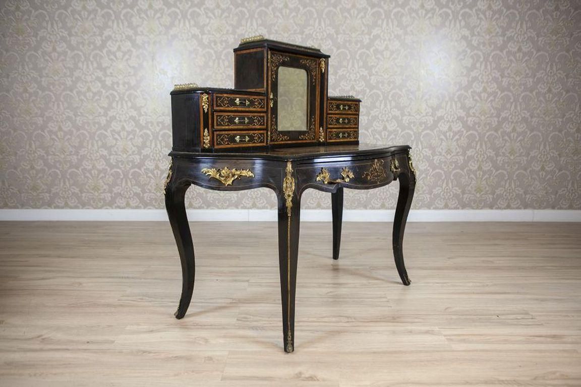 20th Century Mahogany & Pine Wood Vennered With Mahogany Ladies' Secretary Desk