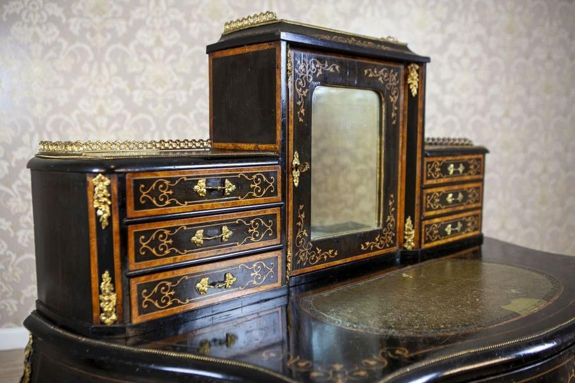20th Century Mahogany & Pine Wood Vennered With Mahogany Ladies' Secretary Desk photo 2950.0