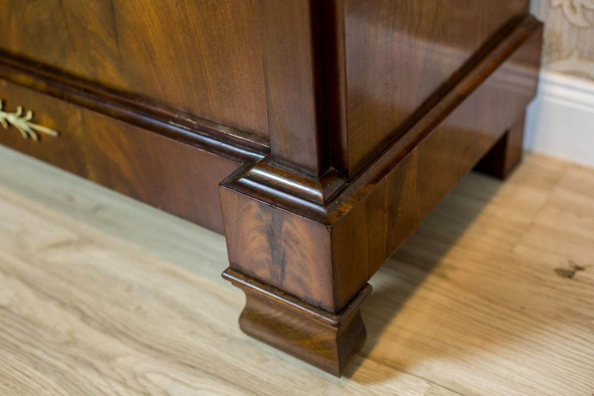 photo vinterior 18th Century Empire Secretary Veneered With Mahogany