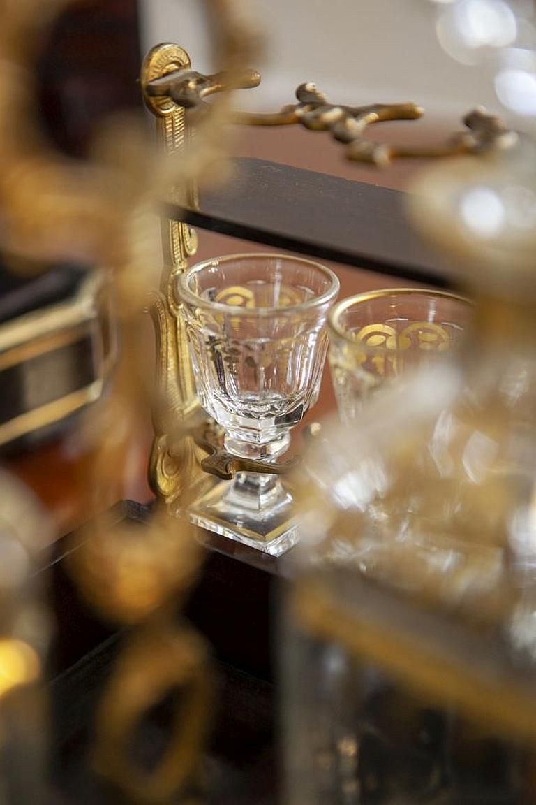 photo buy 19th Century Black Rosewood Liquor Case In The Style Of Napoleon III