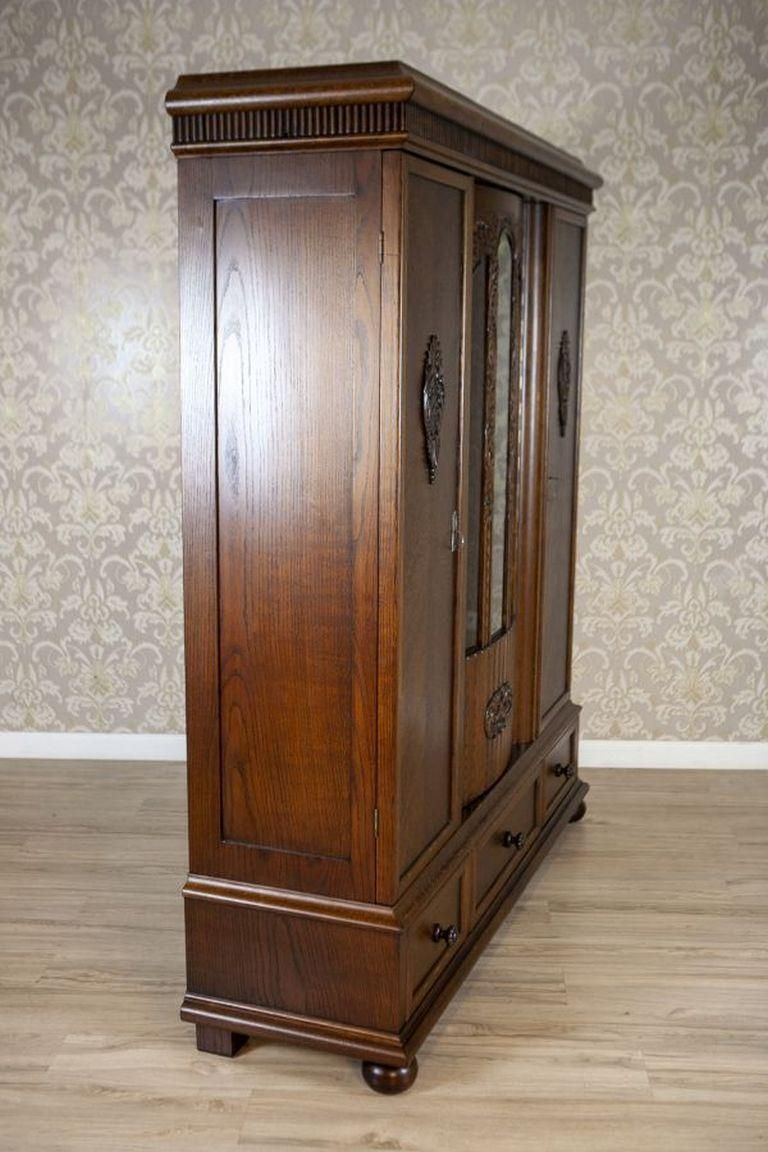 Oak Bookcase From The 1930s In Brown photo 3100.0