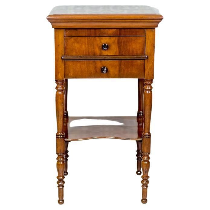 Dresser / Desk / Dressing Table In Brown Venered With Mahogany, Circa 1860