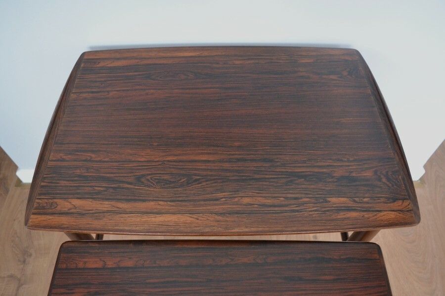 Mid Century Danish Rosewood Nest Of Tables photo vinterior
