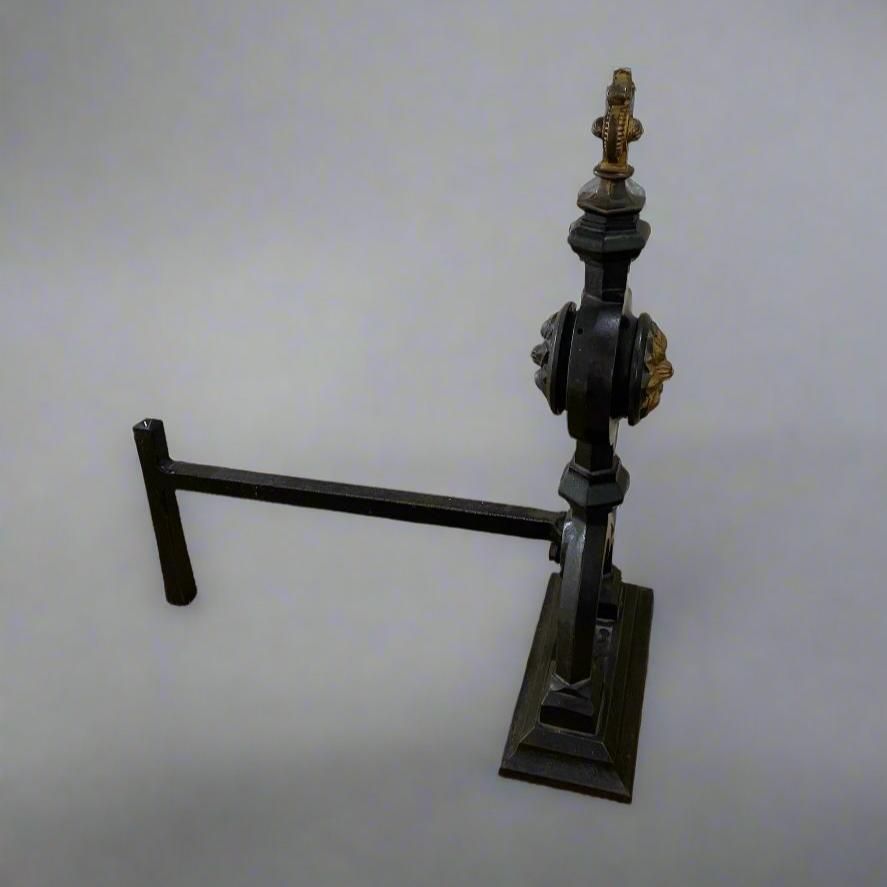 Pair Of Antique Gothic Revival Fire Dogs photo furniture
