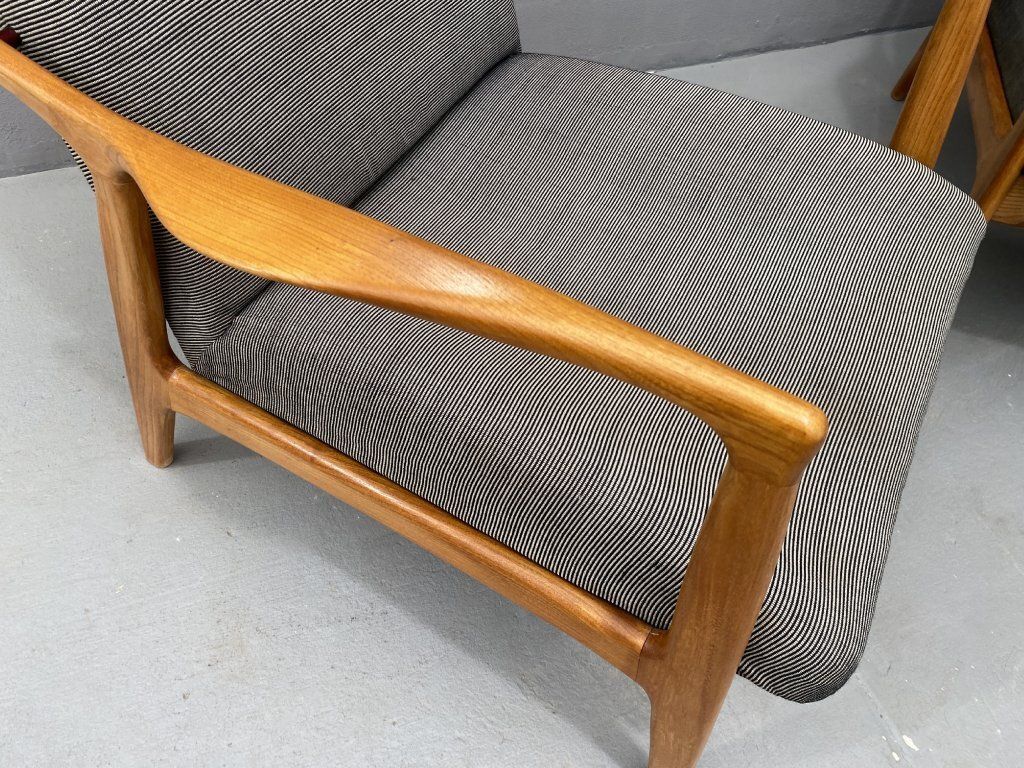 Scandinavian Style Armchairs By Sedláček And Vyčítal For Krasna Jizba, Set Of 2 photo for sale