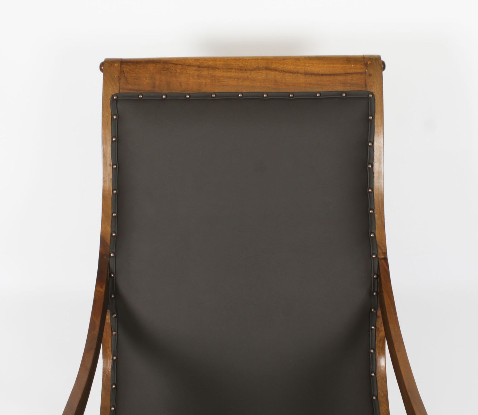 Anglo Indian Leather Teak Plantation Chair 19th Century photo 1350.0