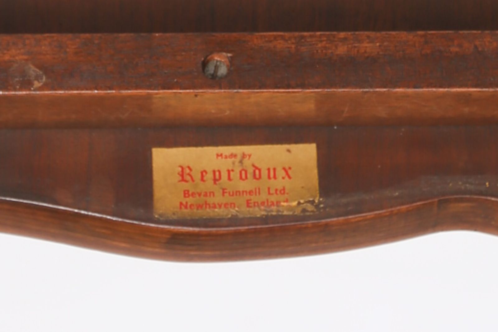 Walnut Queen Anne Style Coffee Table By Reprodux C1970s photo furniture