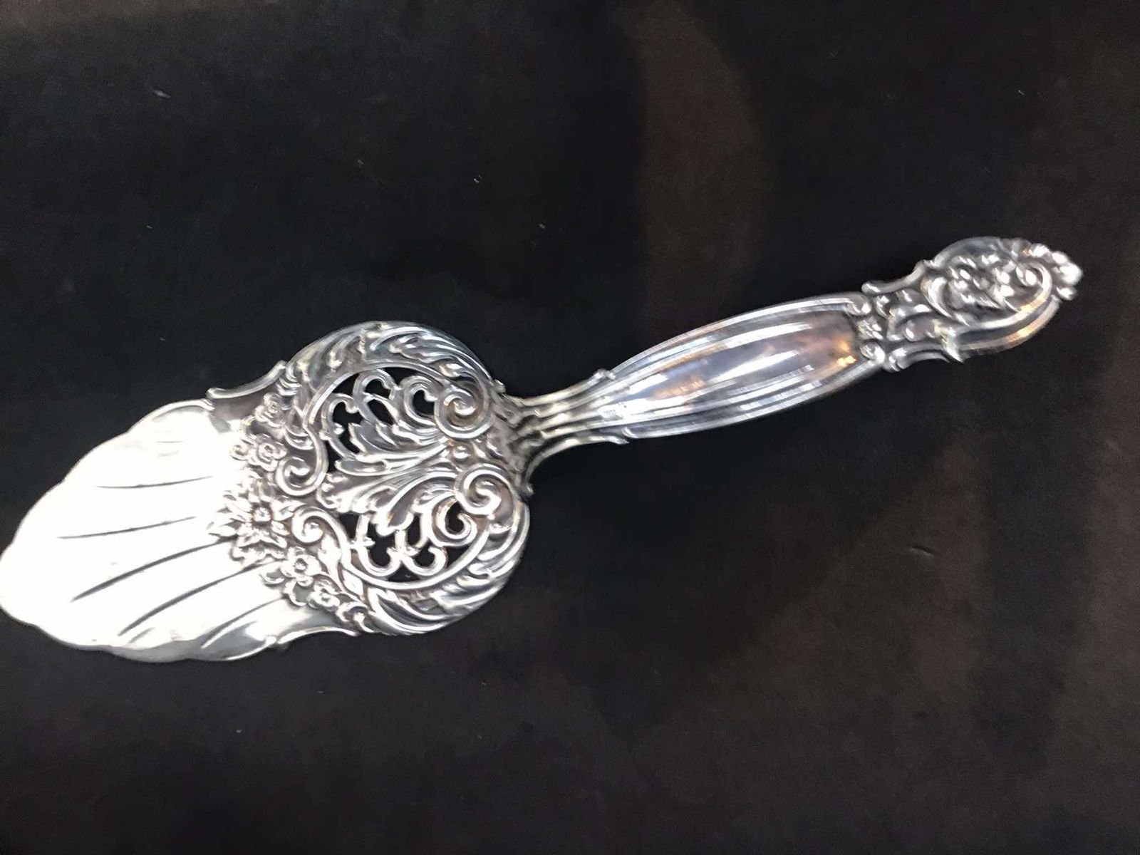 Pastry Cake Server Pie Serving Art Nouveau Gift For Bride Wedding Christmas Cake Slicer Serving Party Vintage Cutlery Romantic Wedding Gift photo furniture
