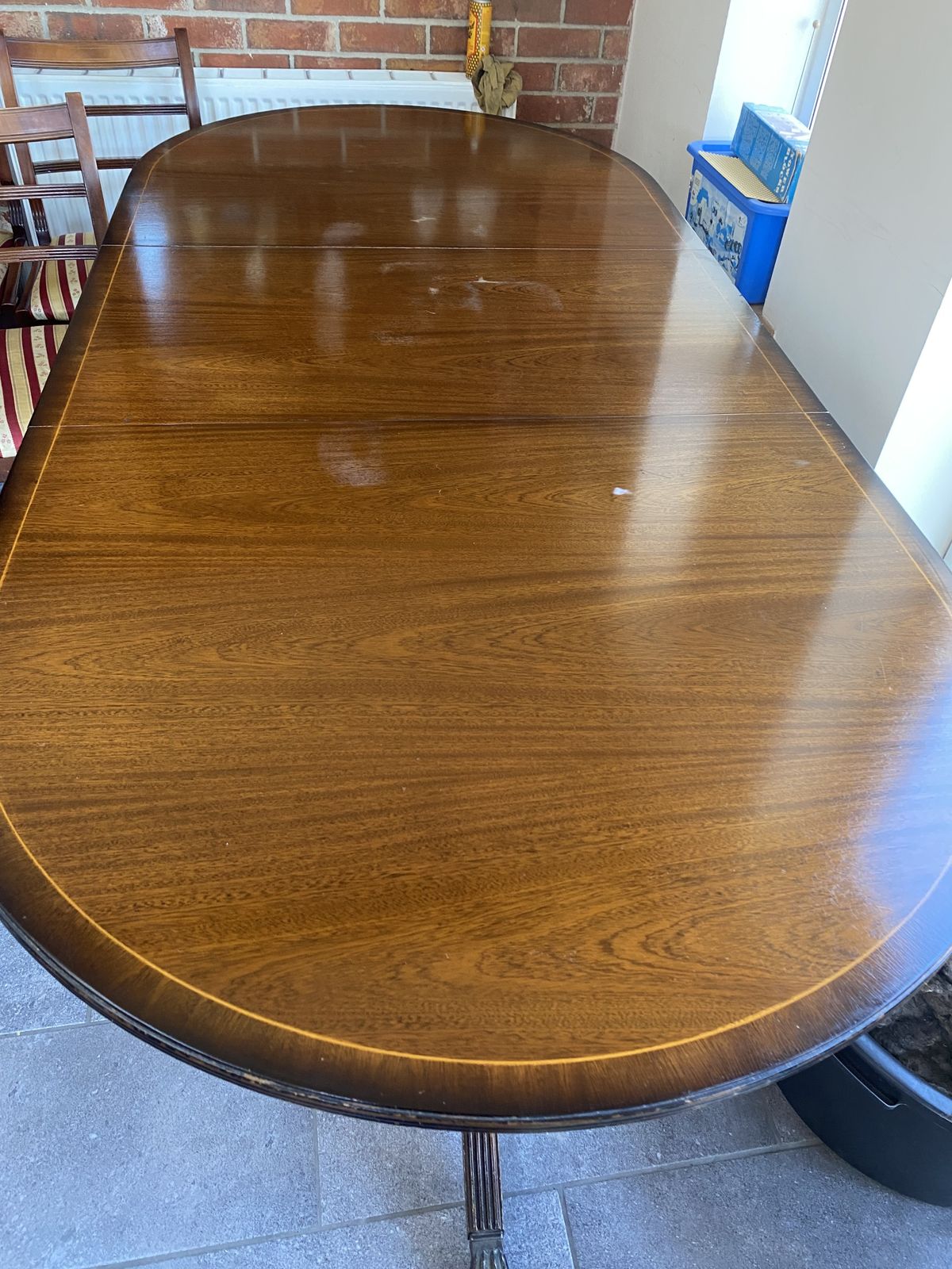 Mahogany Table A Chairs I’ve Had It 50 Years Very Good Condition. photo for sale
