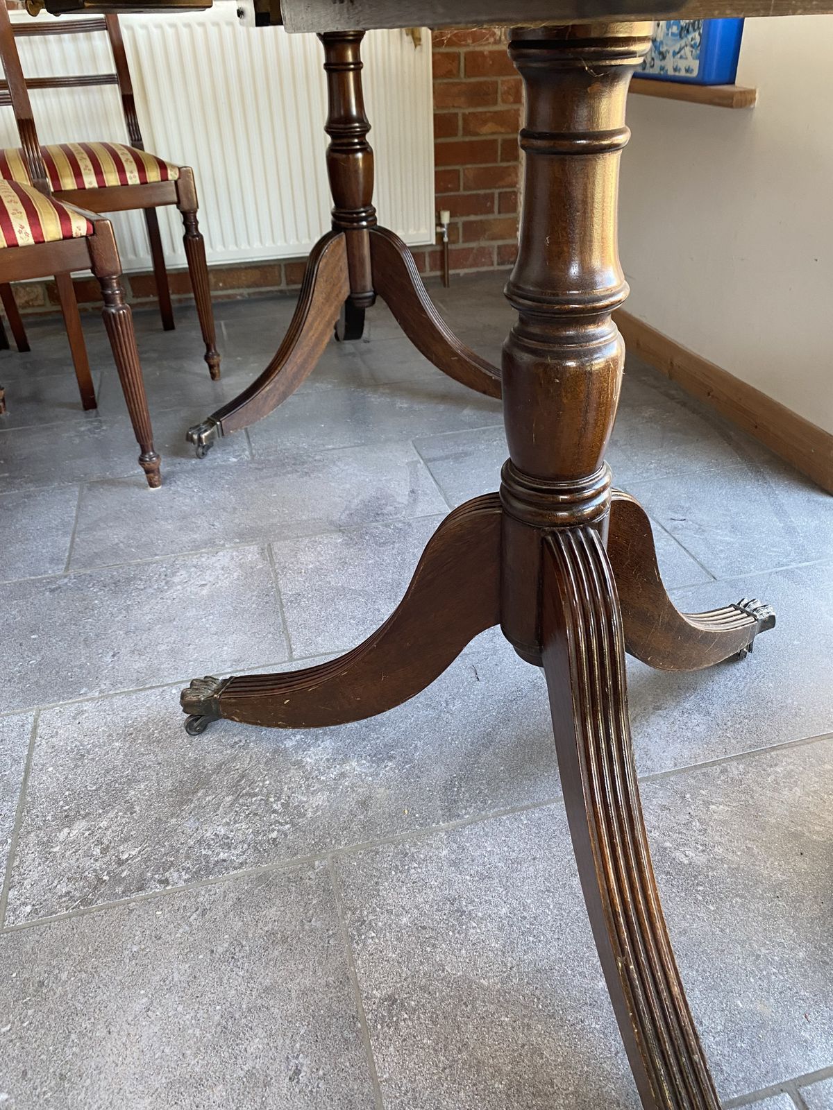 Mahogany Table A Chairs I’ve Had It 50 Years Very Good Condition. photo Furniture