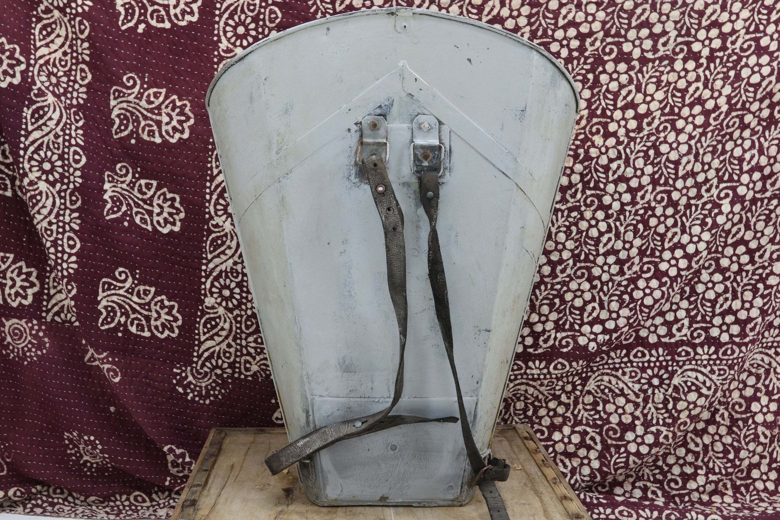 Late 19th Century Oversized White French Grape Hod (9) photo furniture