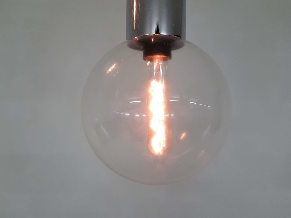 3x Globe Hanglamp Van Staff Leuchten, Duitsland Ca. Jaren 1960 photo vintage